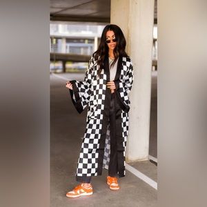 Dressed in Lala checkered kimono